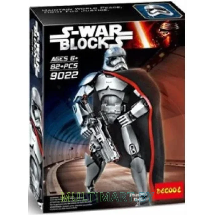 Конструктор Decool 9022 Звездные войны Капитан Фазма (82 детали)